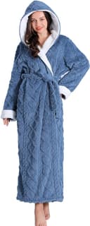 Thumbnail 1 de Dowesrobe Long Hooded Robe for Women 🌟
