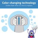 Thumbnail 2 de Dr. Brown's ToothScrubber Three-Sided Toddler Toothbrush 🎯