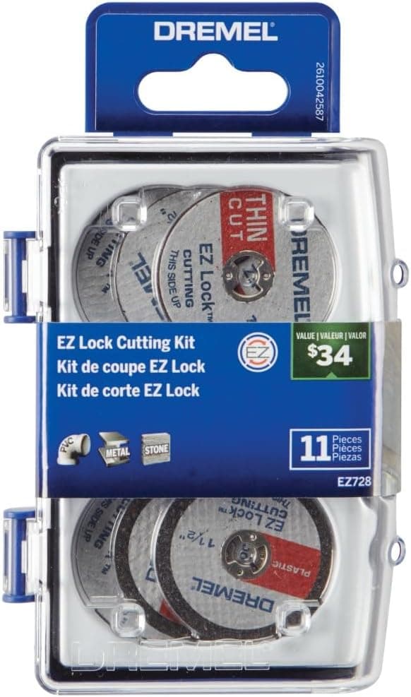 Dremel EZ728-01 11-Piece EZ Lock Cutting Kit 🛠️