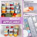 Thumbnail 5 de DRKIO 12-Pack Glass Baby Food Jars ⚙️