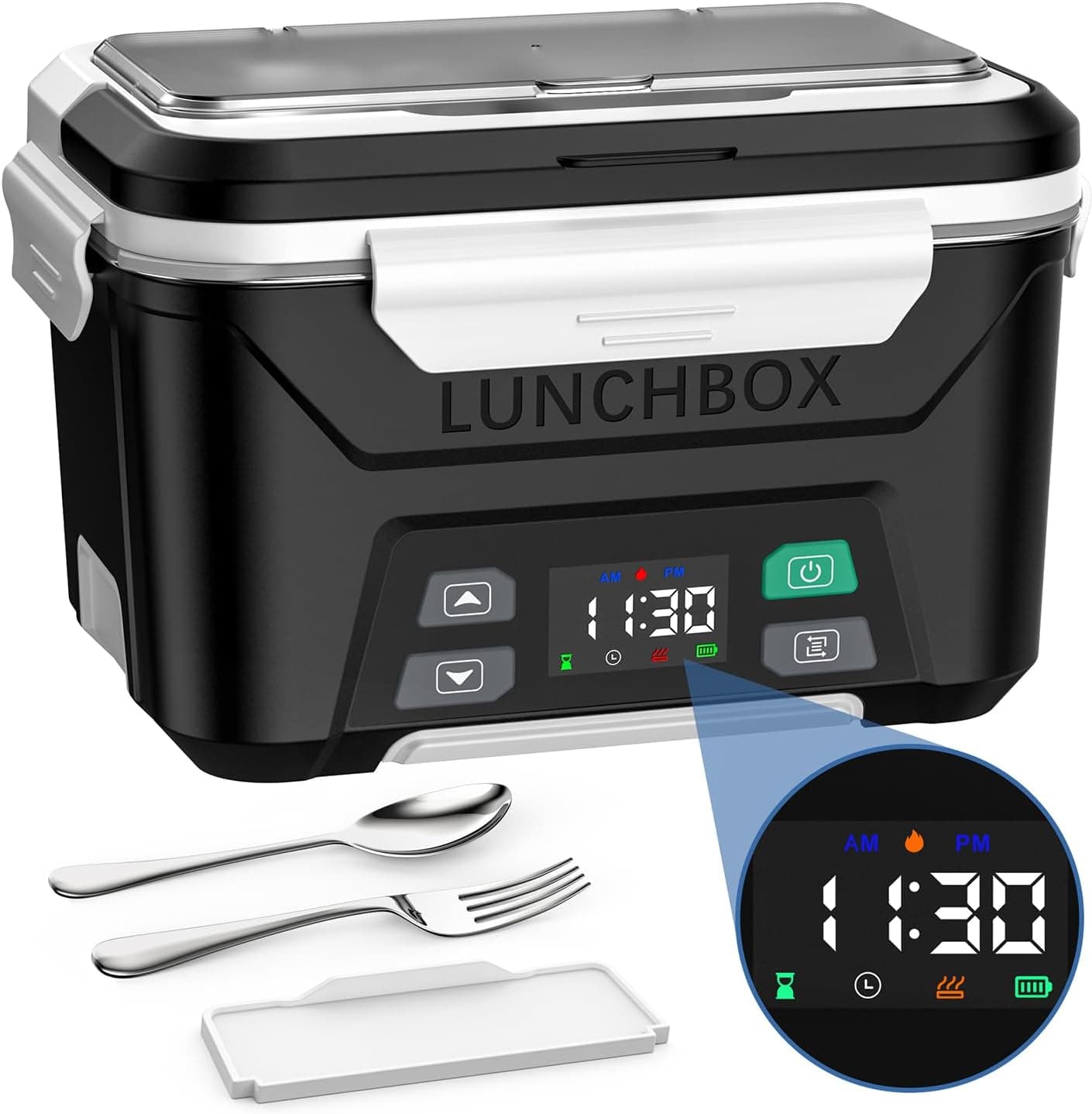 EAST OAK Cordless Heated Lunch Box, 5.5 Cups ⚡️