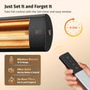 Thumbnail 4 de EAST OAK Outdoor Wall Heater 1500W ⚡