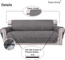 Thumbnail 2 de Easy-Going Reversible Couch Cover for 3-Cushion Sofa ⚙️