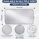 Thumbnail 6 de EcoNour Car Front Windshield Sun Shade 64×34 in 🧊