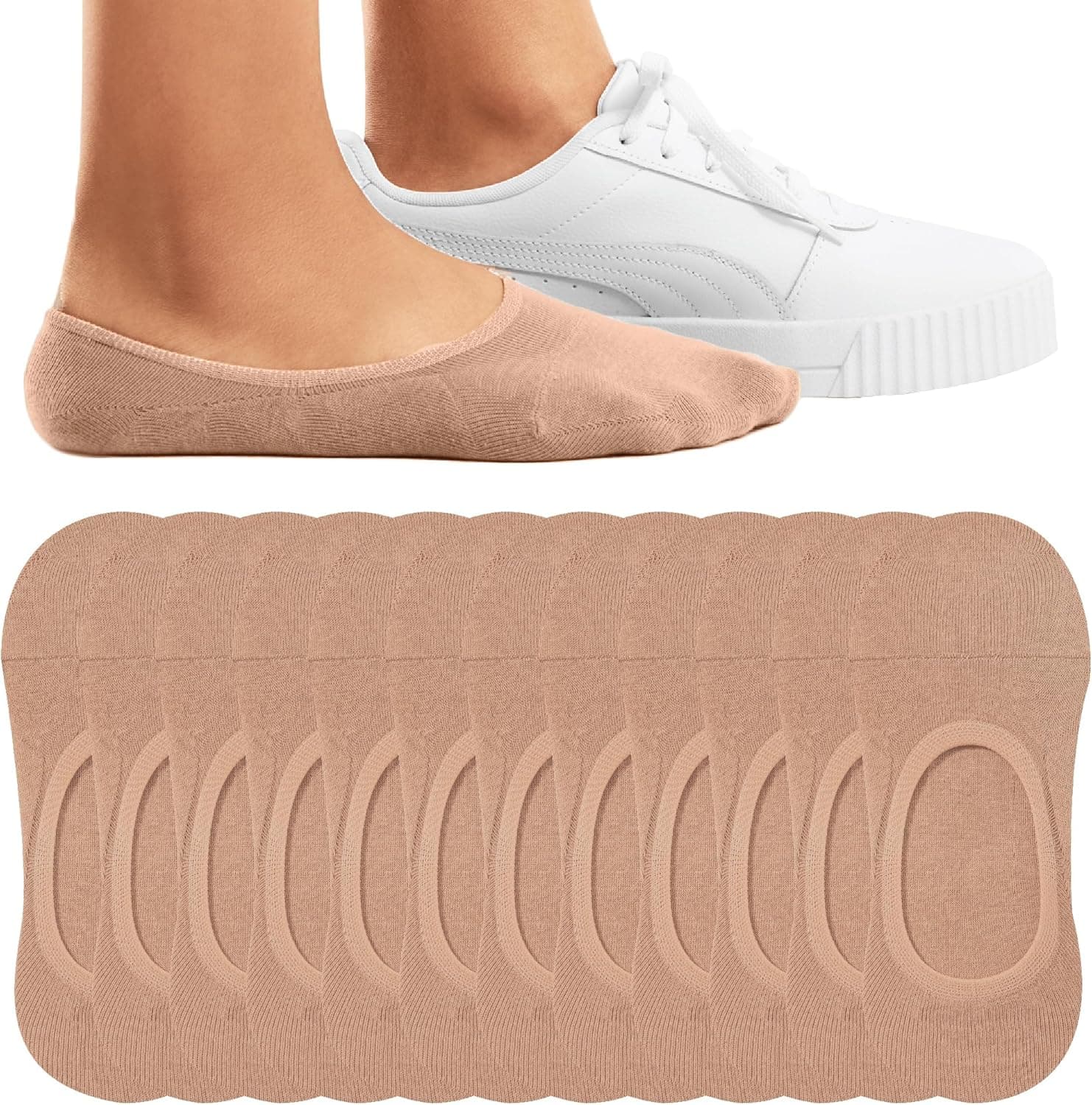 Eedor No Show Socks Women's Invisible Liner 🧦