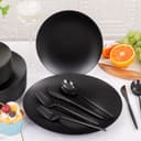 Thumbnail 3 de EI 150pcs Black Plastic Plates 10.25" dinner plates 🍽️