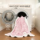 Thumbnail 6 de Electric Heated Blanket Throw 50"×60" 🔥🛏️