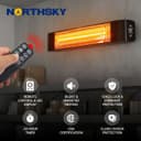 Thumbnail 1 de Electric Outdoor Heater 1500W Patio Heater 🔥