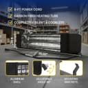 Thumbnail 3 de Electric Outdoor Heater 1500W Patio Heater 🔥