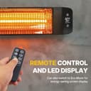 Thumbnail 5 de Electric Outdoor Heater 1500W Patio Heater 🔥