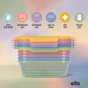 Thumbnail 2 de Ello Snap & Nest 10-Piece Meal Prep Set 🍱