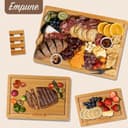 Thumbnail 2 de Empune Bamboo Cutting Board Set for Kitchen 🍽️