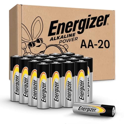 Energizer AA Alkaline Batteries 20-pack 🔋