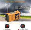 Thumbnail 1 de Eoxsmile Emergency Radio 5000mAh NOAA alert 📻