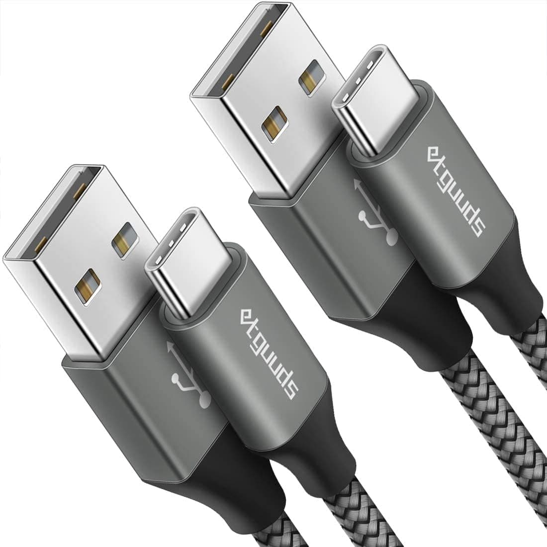 etguuds USB A to USB-C Cable 10ft, 2-Pack 📱