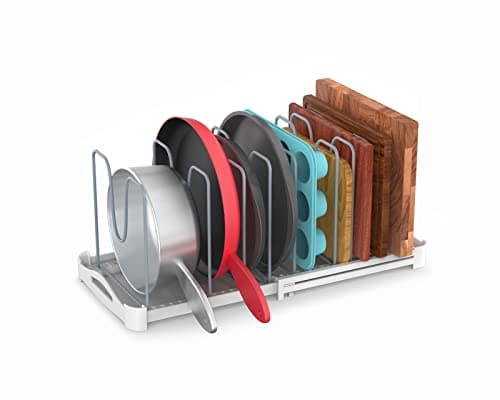 EVERIE Bakeware Organizer Rack, 7.7" Deep ⌚