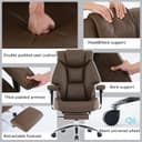 Thumbnail 6 de EXCEBET Big and Tall Office Chair with Footrest ⚙️
