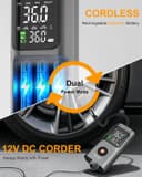 Thumbnail 1 de Exchip Tire Inflator Portable Air Compressor 150 PSI ⛽️