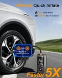 Thumbnail 2 de Exchip Tire Inflator Portable Air Compressor 150 PSI ⛽️