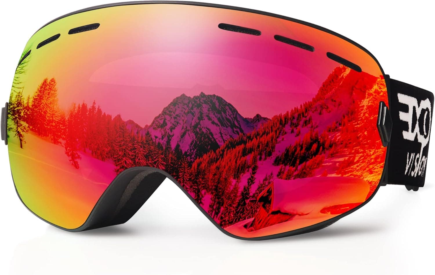 EXP VISION Snowboard Ski Goggles OTG Spherical Lens 🎿