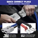 Thumbnail 1 de EXTRESPO 2/0 Gauge 30 FT Jumper Cables 1500A 🚗