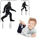 Thumbnail 2 de EZTZEN Bigfoot 15.8-inch Metal Yard Silhouette 🪴