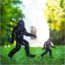 Thumbnail 4 de EZTZEN Bigfoot 15.8-inch Metal Yard Silhouette 🪴