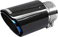 FAIZJUNBEN Carbon Fiber Exhaust Tip 3.5" 🚗