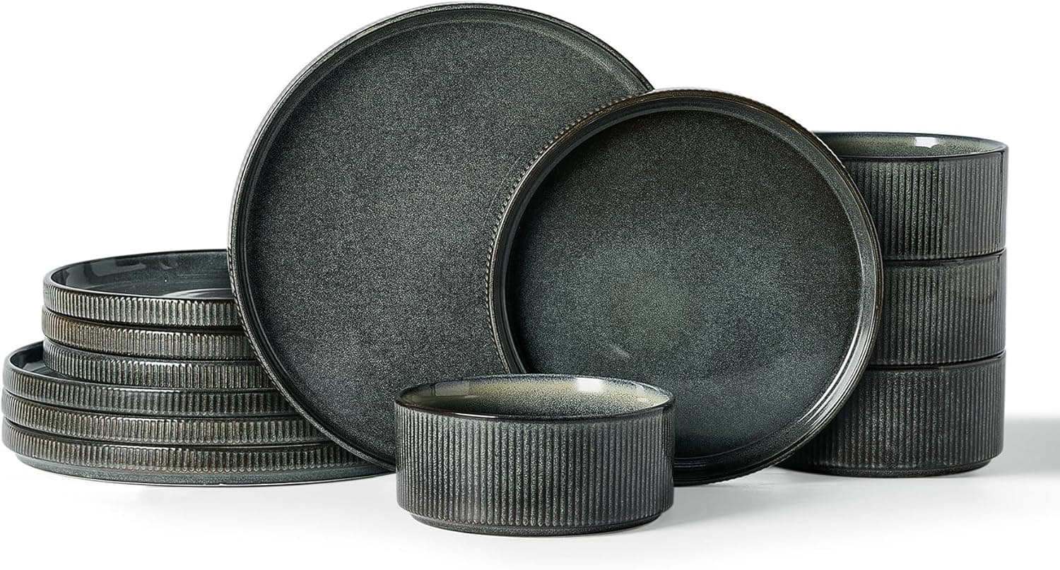 Famiware Star Dinnerware Set 12pc stoneware 🍽️