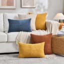 Thumbnail 5 de Fancy Homi Rust Boho Throw Pillow Cover 18x18 📦