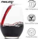 Thumbnail 2 de FAWLES 12-Piece Stemless Wine Glasses 🍷
