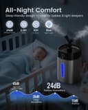 Thumbnail 4 de Feekaa Stainless Steel Humidifier 1Gal Easy Clean ⌚