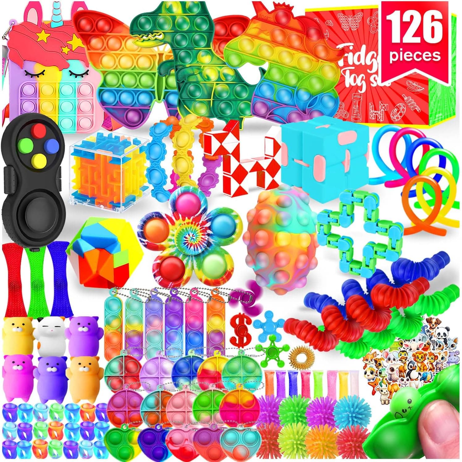 Fidget Toys 126-Pack Sensory Toys for Kids 🎁