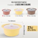 Thumbnail 6 de FIRGI 27oz Silicone Microwave Steamer Pot 📷