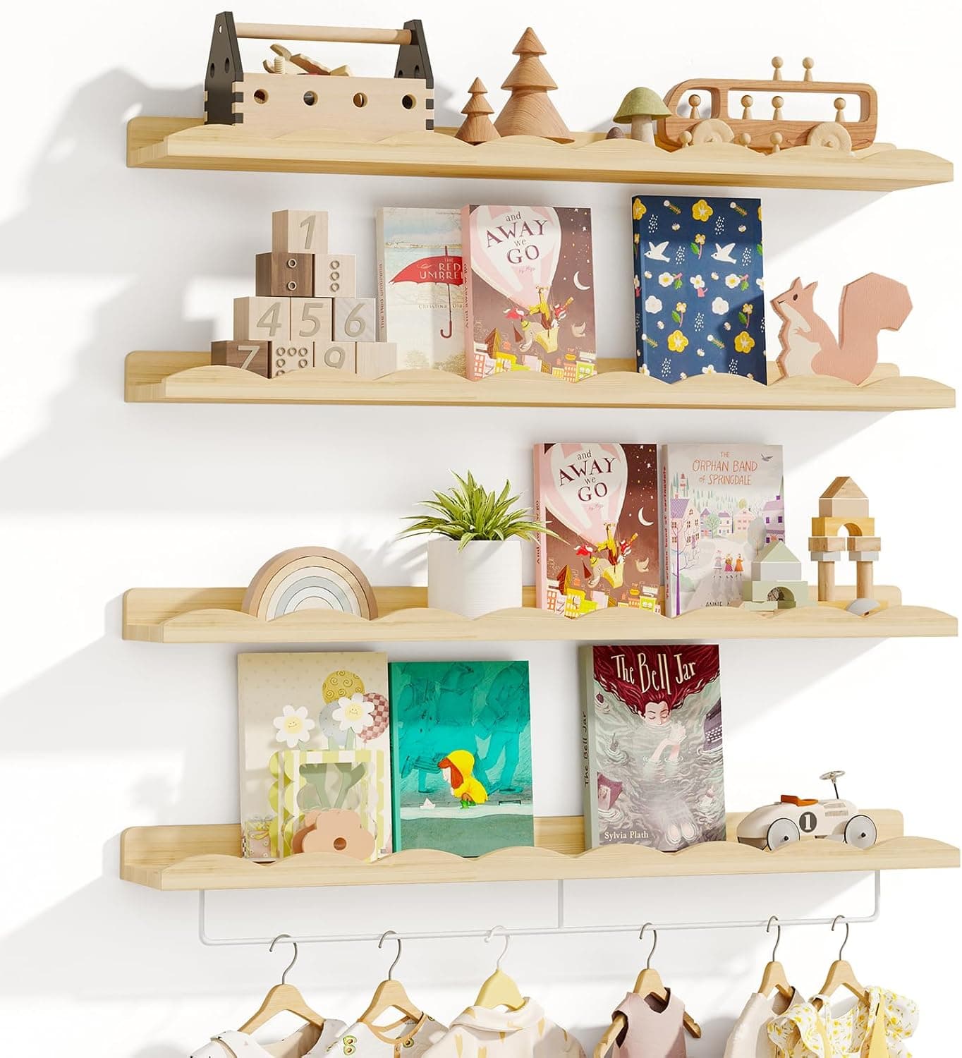 Fixwal 24 Inch Floating Shelves ⌚