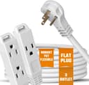 Thumbnail principal de Flat 3-Outlet Extension Cord 20 Ft by Bindmaster 📦