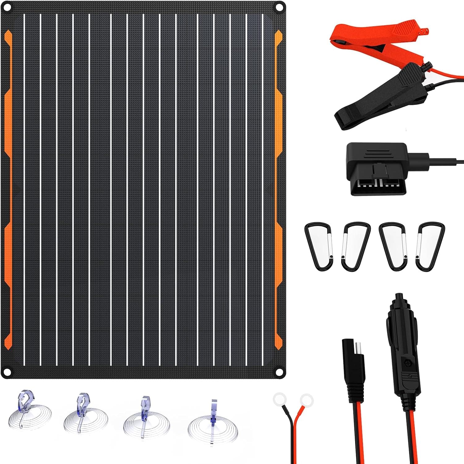 FlexSolar 20W 12V Solar Battery Maintainer Kit 🔋
