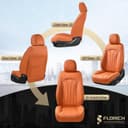 Thumbnail 5 de FLORICH Full Set Orange Car Seat Covers 🚗