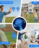 Thumbnail 4 de Flying Orb Ball Light-Up Hover Toy 3 Batteries 🧸