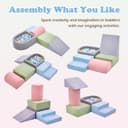 Thumbnail 2 de Foam Climbing Blocks 5-Piece Toddler Play Set 🧸