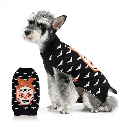 FOFOS Halloween Dog Sweater Skeleton XL dog sweater 🐶