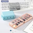 Thumbnail 6 de Foldable Weekly Pill Organizer with 2 Extra Compartments 📷