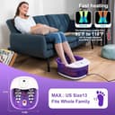 Thumbnail 1 de Foot Spa Bath Massager with Heat 2025 Upgrade ⌚