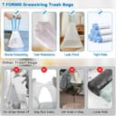 Thumbnail 1 de T.FORING 3 Gallon Drawstring Trash Bags 120 Count 🗑️