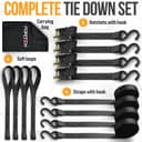 Thumbnail 5 de FORTEM Ratchet Straps 1650 lb, 15 ft set 🚚