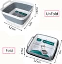 Thumbnail 2 de FOSJGO 9L Collapsible Dish Basin for Camping 🛁