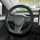 Thumbnail principal de frani Nappa Leather Steering Wheel Cover 15" 🚗