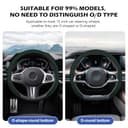 Thumbnail 2 de frani Nappa Leather Steering Wheel Cover 15" 🚗