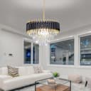 Thumbnail 2 de FRIXCHUR 20" Modern Crystal Chandelier 💡