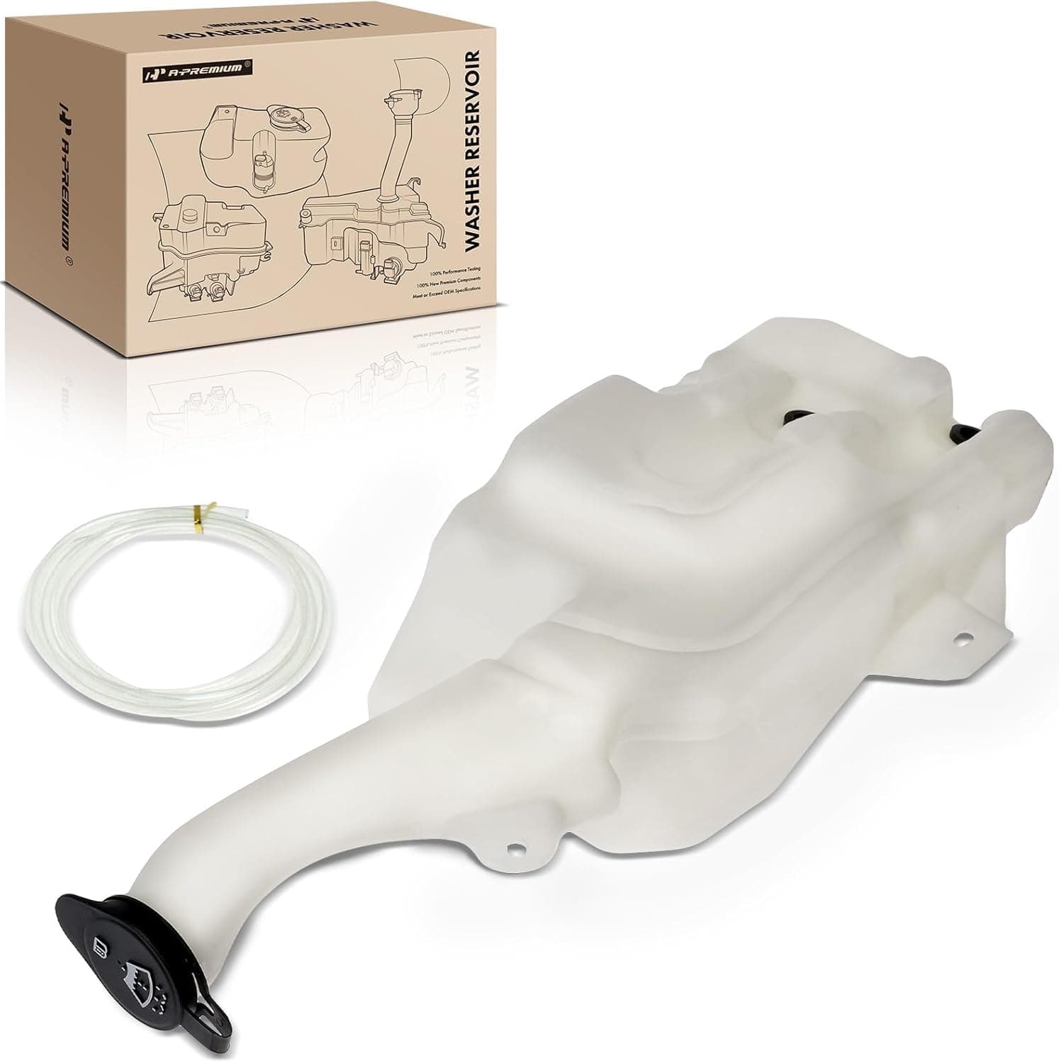 A-Premium Front Washer Fluid Reservoir for Chevrolet/GMC 1L 🚗